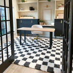 Atira Black & White Area Rug