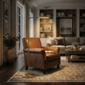 Verve Adjustable Floor Lamp | Brassed Gold Round Base Contemporary Floor Lamp