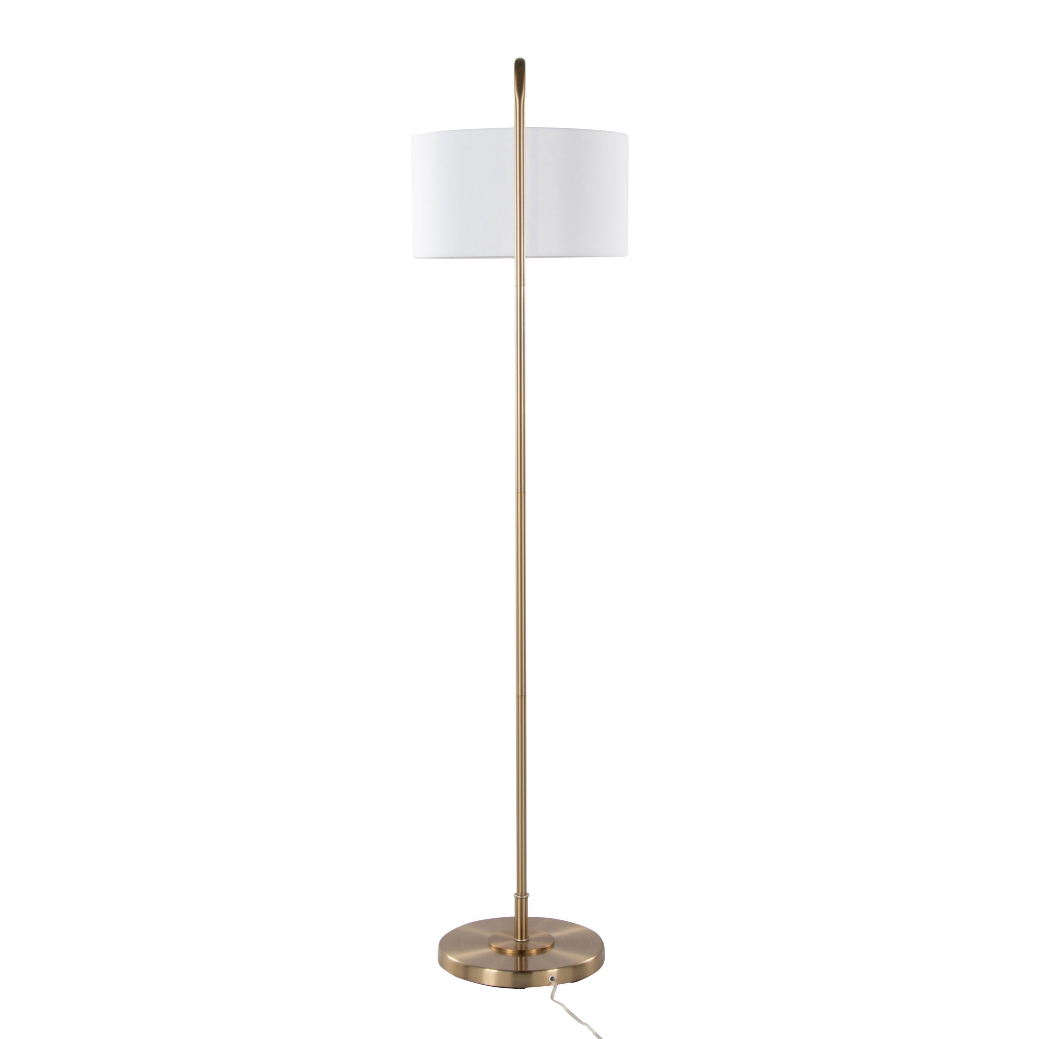 Puck Arc Floor Lamp | Slim Contemporary Arc Floor Lamp