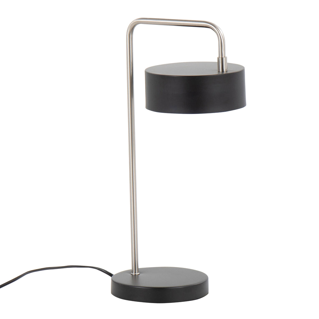 Contemporary Table Lamp in Nickel
