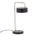 Contemporary Table Lamp in Nickel
