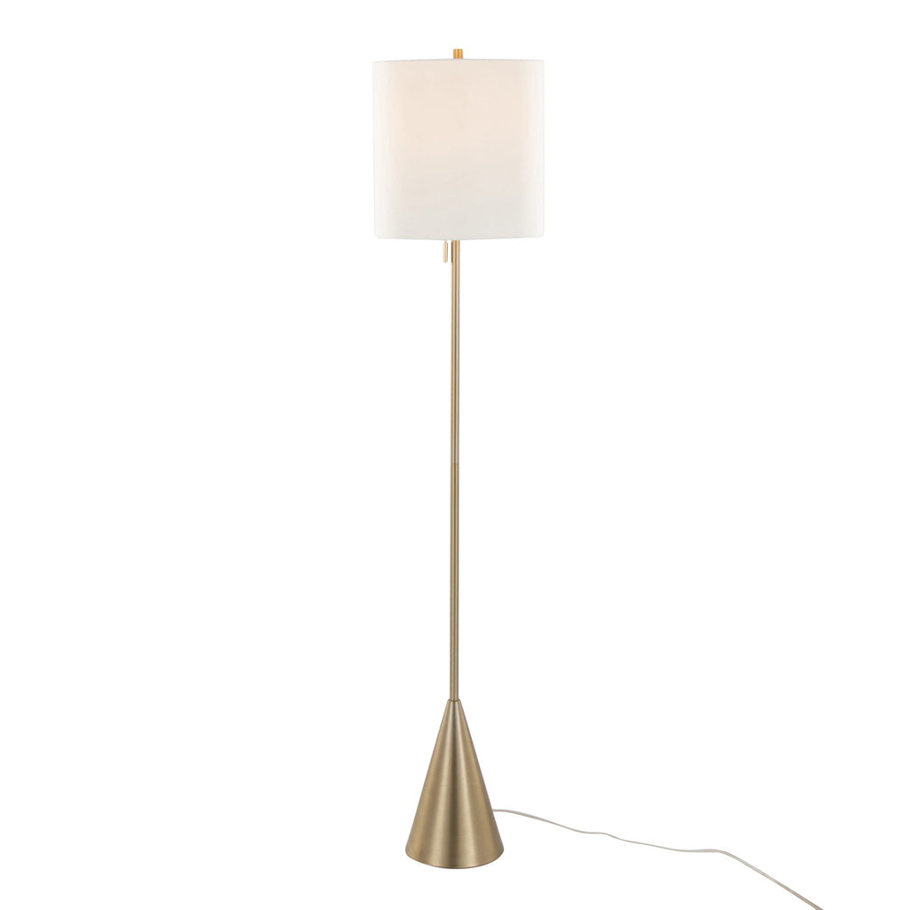 Cone Shade Floor Lamp | Flared Cone Contemporary Floor Lamp