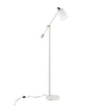 Marcel Floor Lamp | Marble Base & Glass Shade Contemporary Floor Lamp