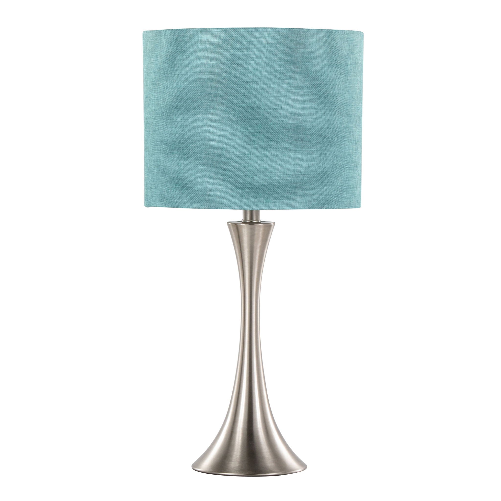 Lenuxe Semi Gloss Table Lamp Set | Hourglass Table Lamp Set of 2