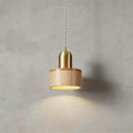 Fivaro Wood Pendant Lamp | Japandi Small Hanging Light
