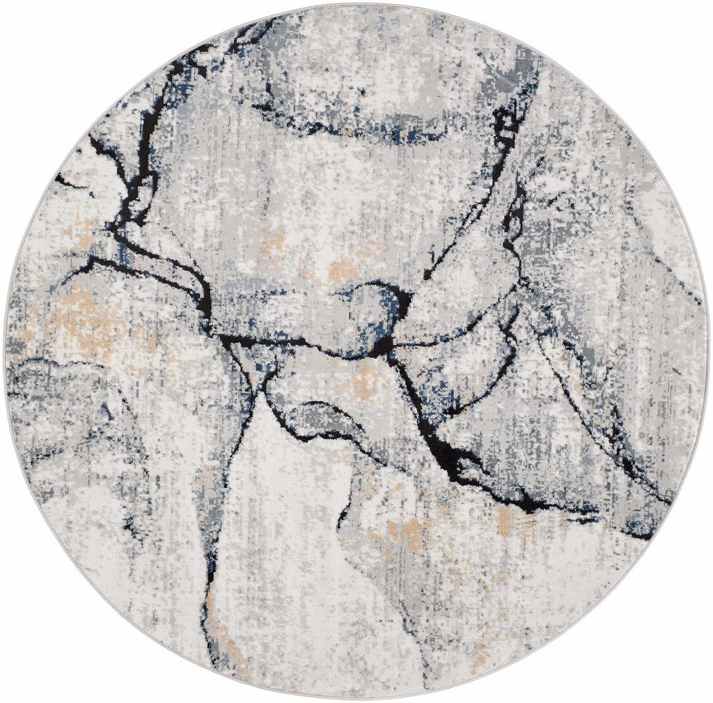 Fremantle Gray Marble Area Rug | Abstract Modern Rug – Boutique Rugs