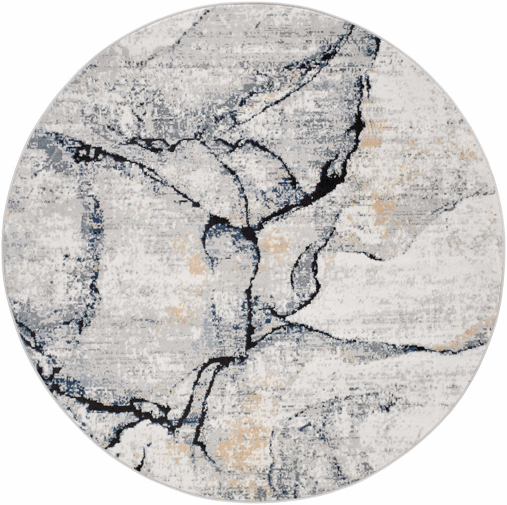 Fremantle Gray Marble Area Rug | Abstract Modern Rug – Boutique Rugs