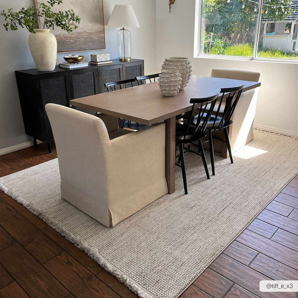 Gowan Fringed Solid Area Rug
