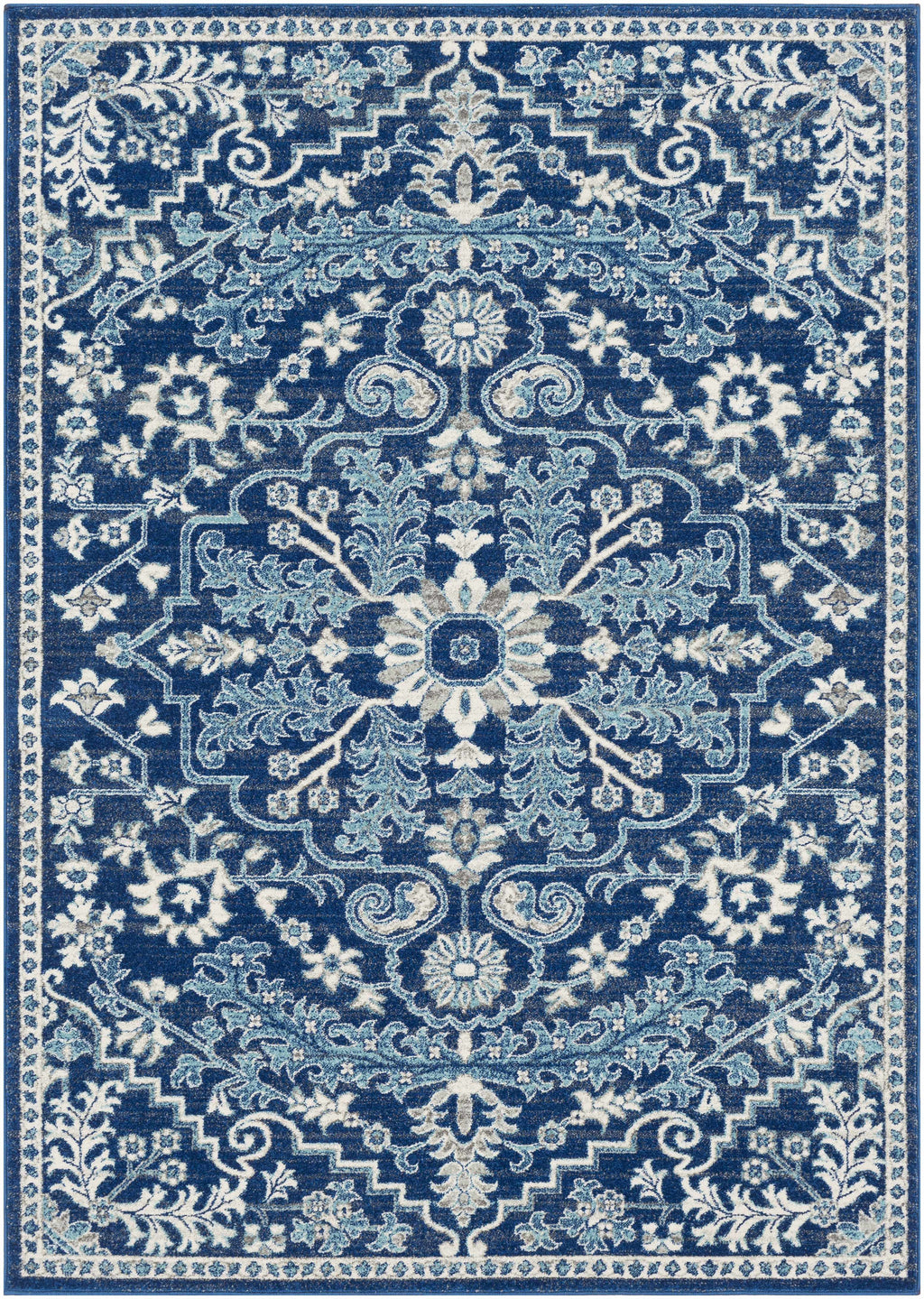 Bodrum Traditional Medallion Area Rug
