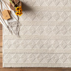 Bolinger Handwoven Wool Area Rug