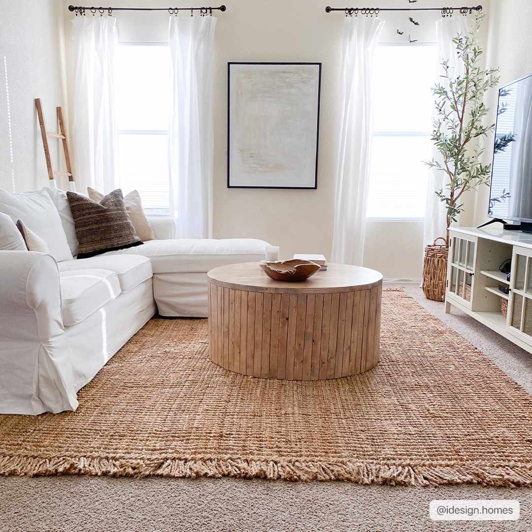 Senneterre Natural Jute Rug | Handwoven Jute Rug with Tassels – Boutique Rugs