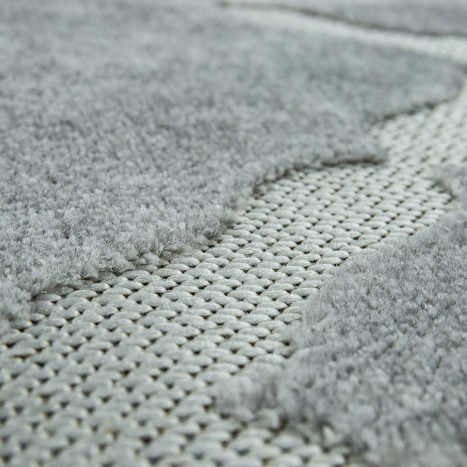 Marrakesh Moroccan Diamond Outdoor Rug | Waterproof Light Grey Design