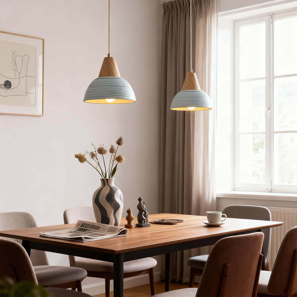 Javre Ceramic Pendant Light | Vintage Swag Hanging Lamp