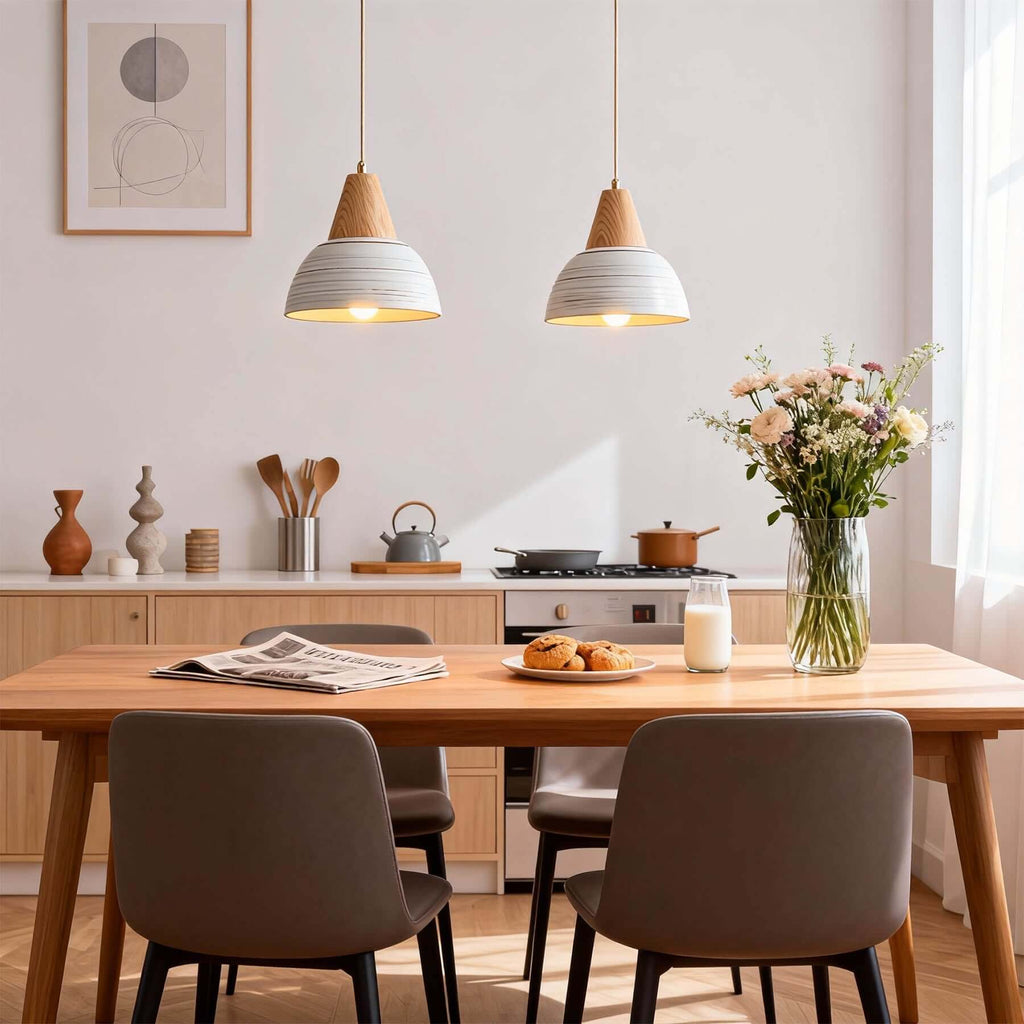 Javre Ceramic Pendant Light | Vintage Swag Hanging Lamp
