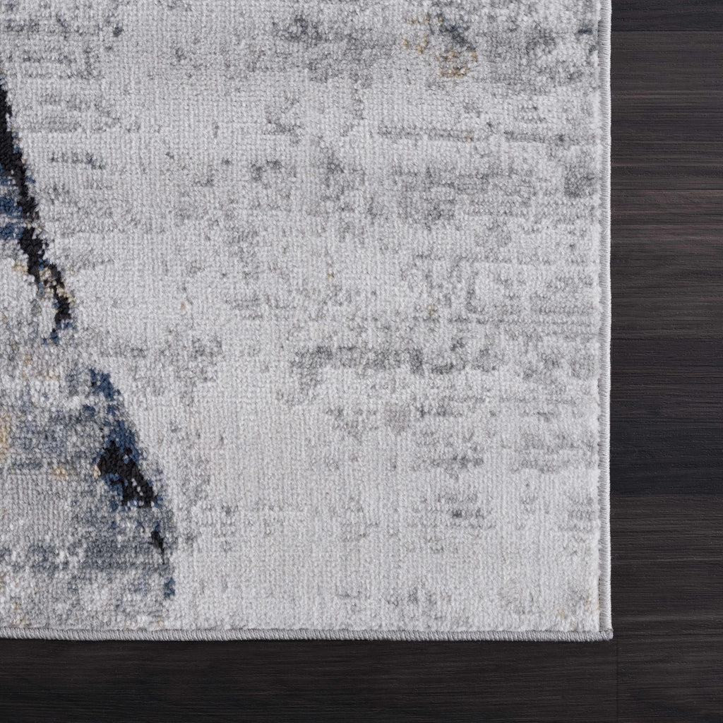 Fremantle Gray Marble Area Rug | Abstract Modern Rug – Boutique Rugs