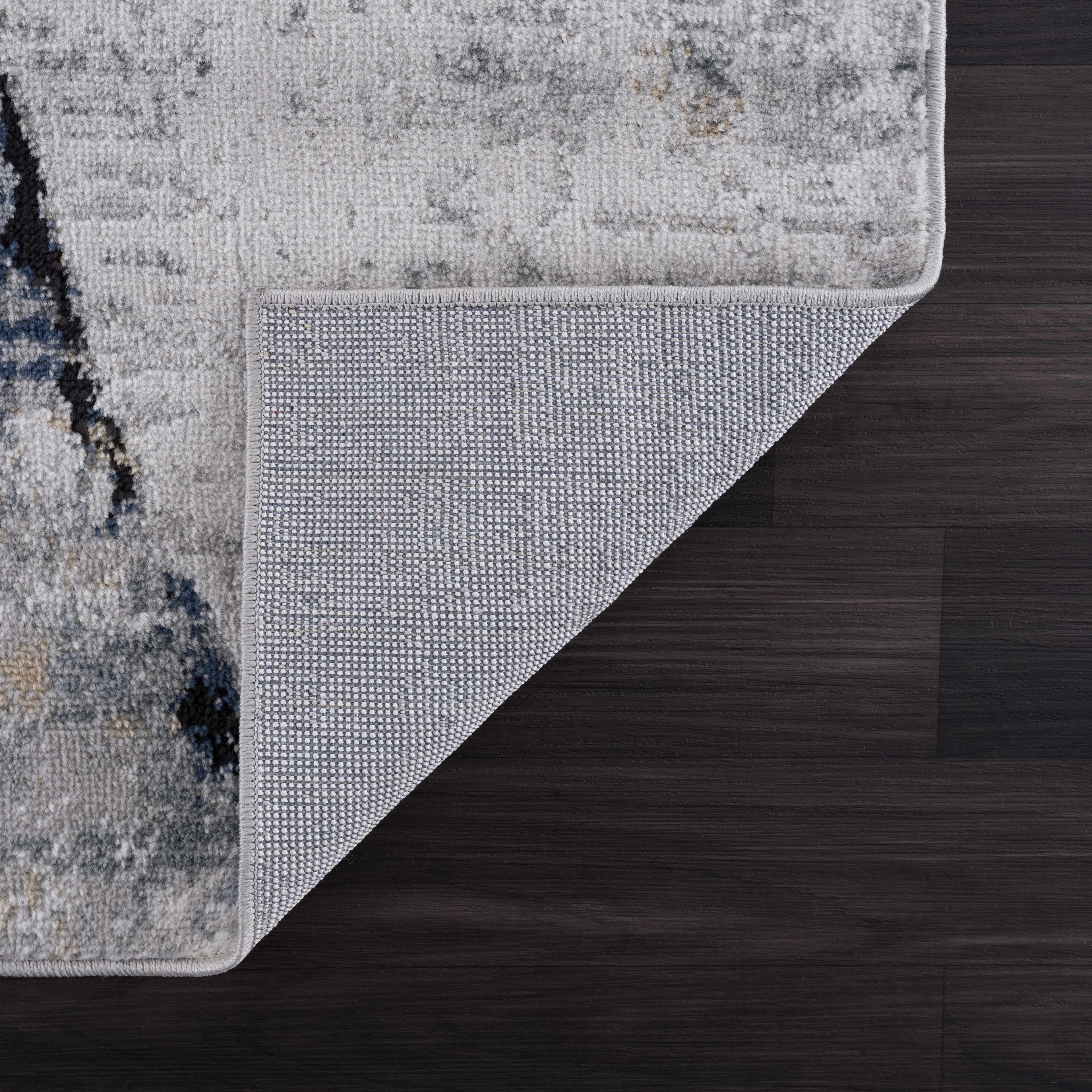Fremantle Gray Marble Area Rug | Abstract Modern Rug – Boutique Rugs