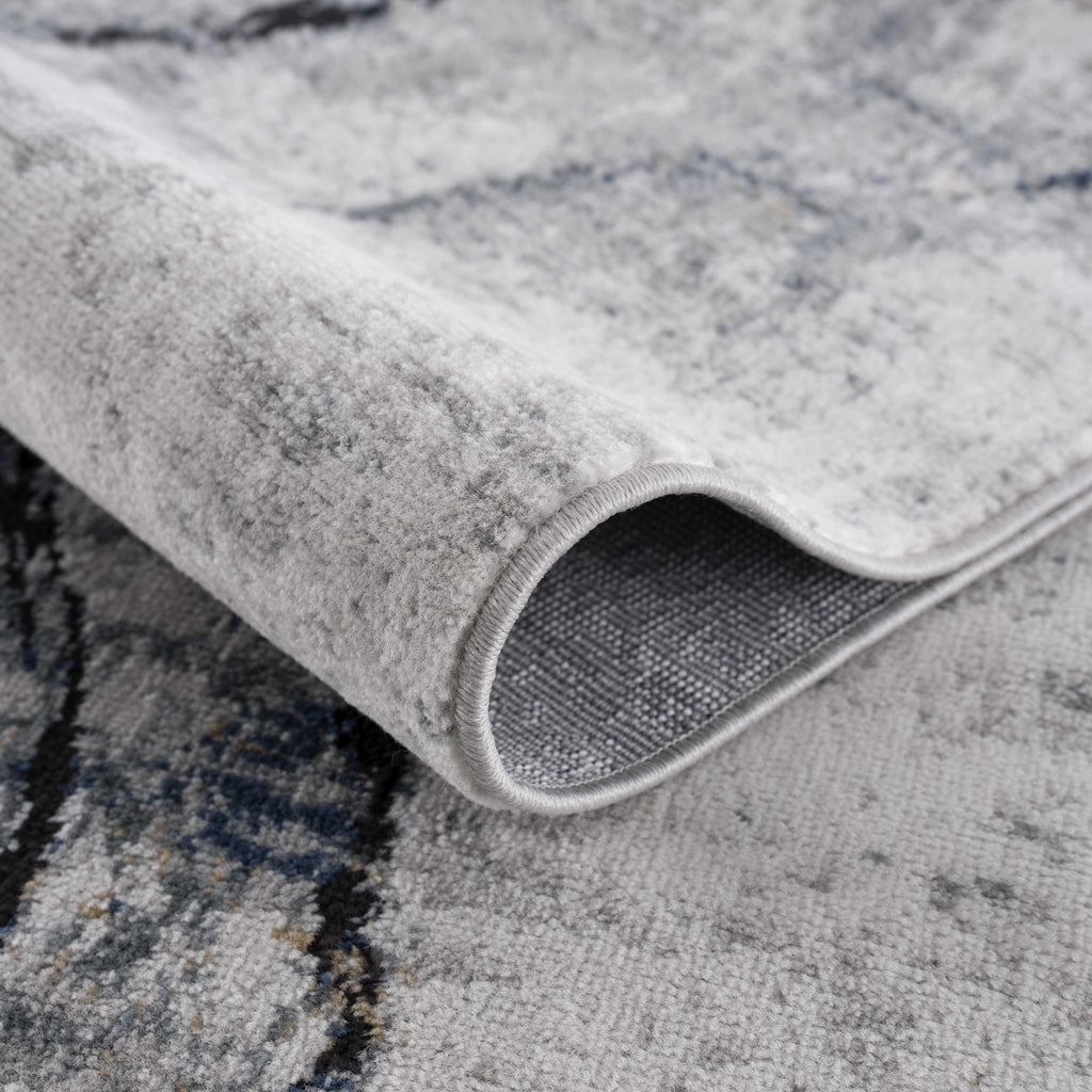 Fremantle Gray Marble Area Rug | Abstract Modern Rug – Boutique Rugs