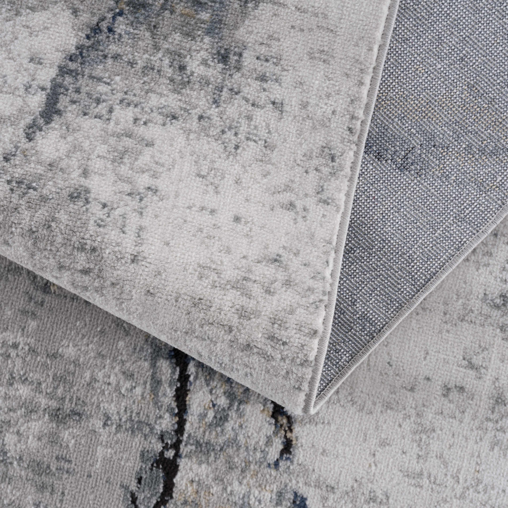 Fremantle Gray Marble Area Rug | Abstract Modern Rug – Boutique Rugs