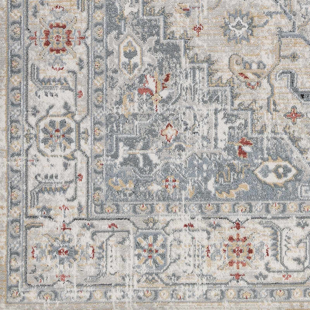 Billings Medallion Area Rug | Blue & Beige Tones