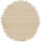 Iantha Tasseled Jute Area Rug