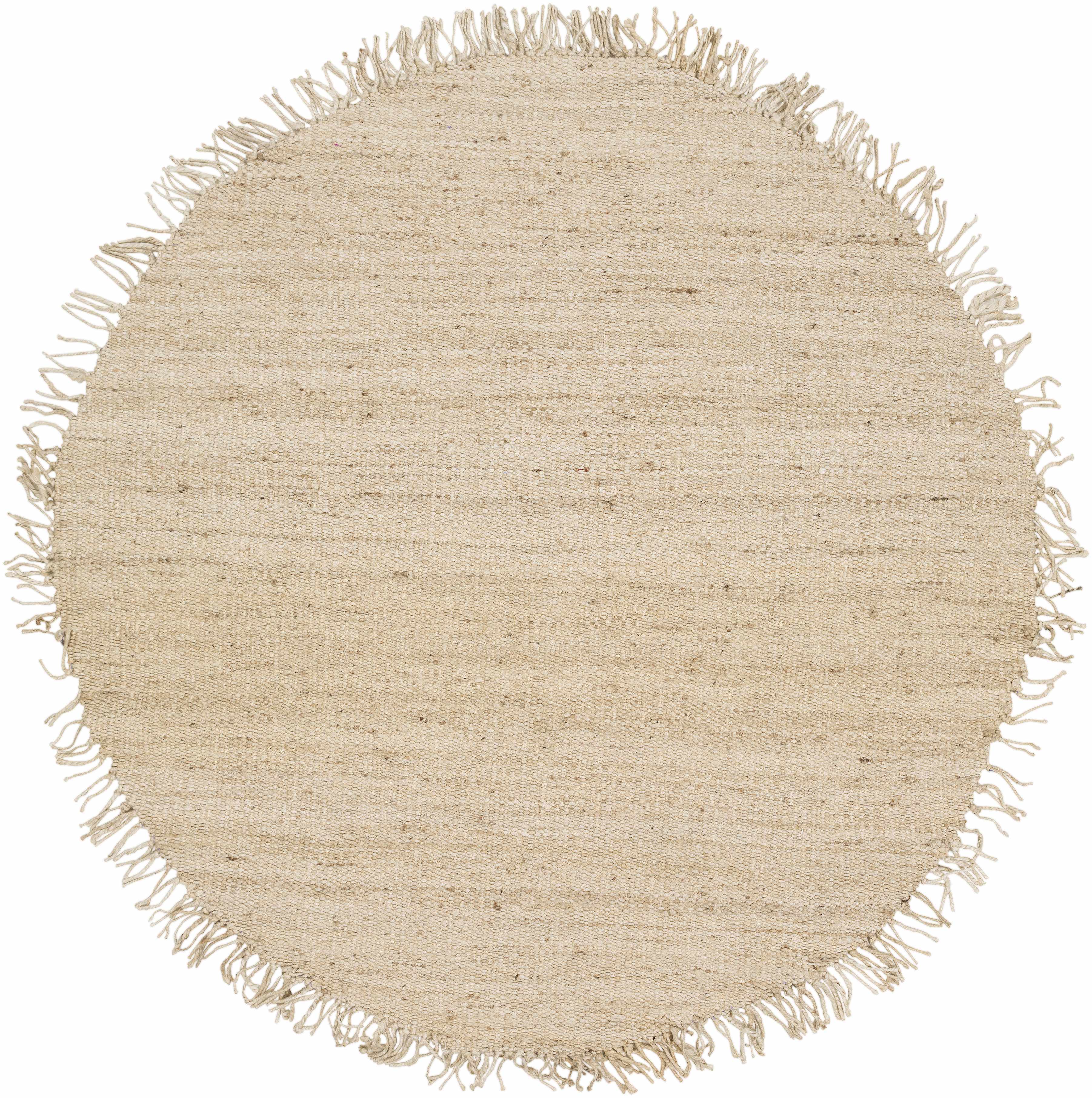 Iantha Tasseled Jute Area Rug
