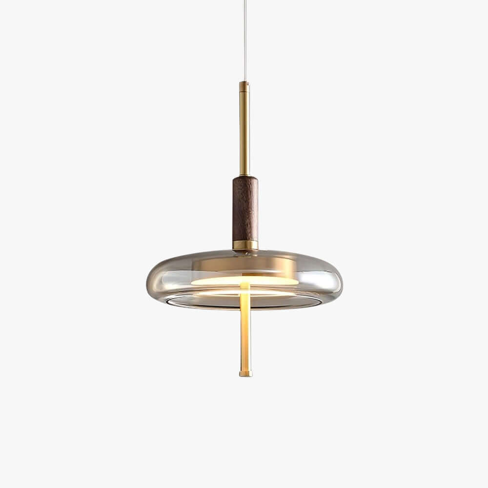 Junaro Glass & Wood Pendant Lamp | Single or 3-Light Bar Island Light