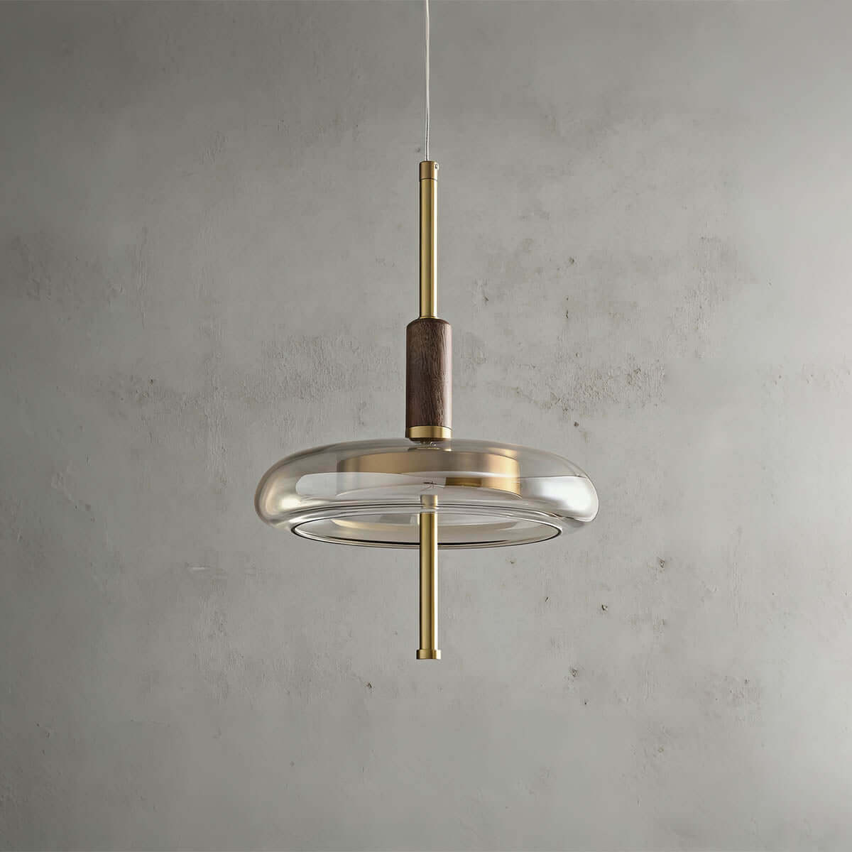 Junaro Glass & Wood Pendant Lamp | Single or 3-Light Bar Island Light