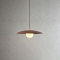 Kemiro Wood Disc Pendant Light | Wabi-Sabi Island Hanging Lamp