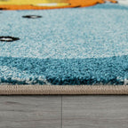 Cute Zoo Colorful Animals Rug
