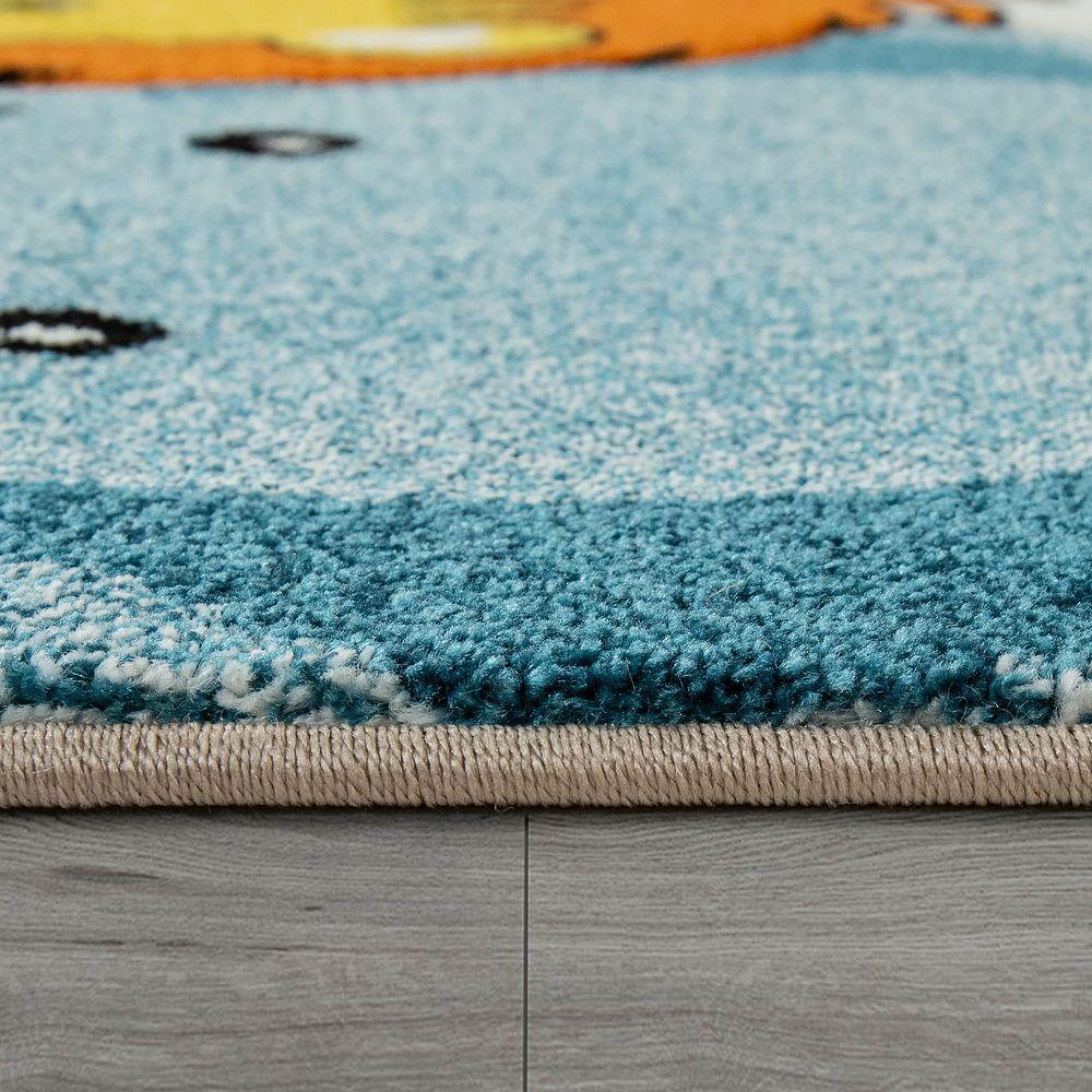 Cute Zoo Colorful Animals Rug