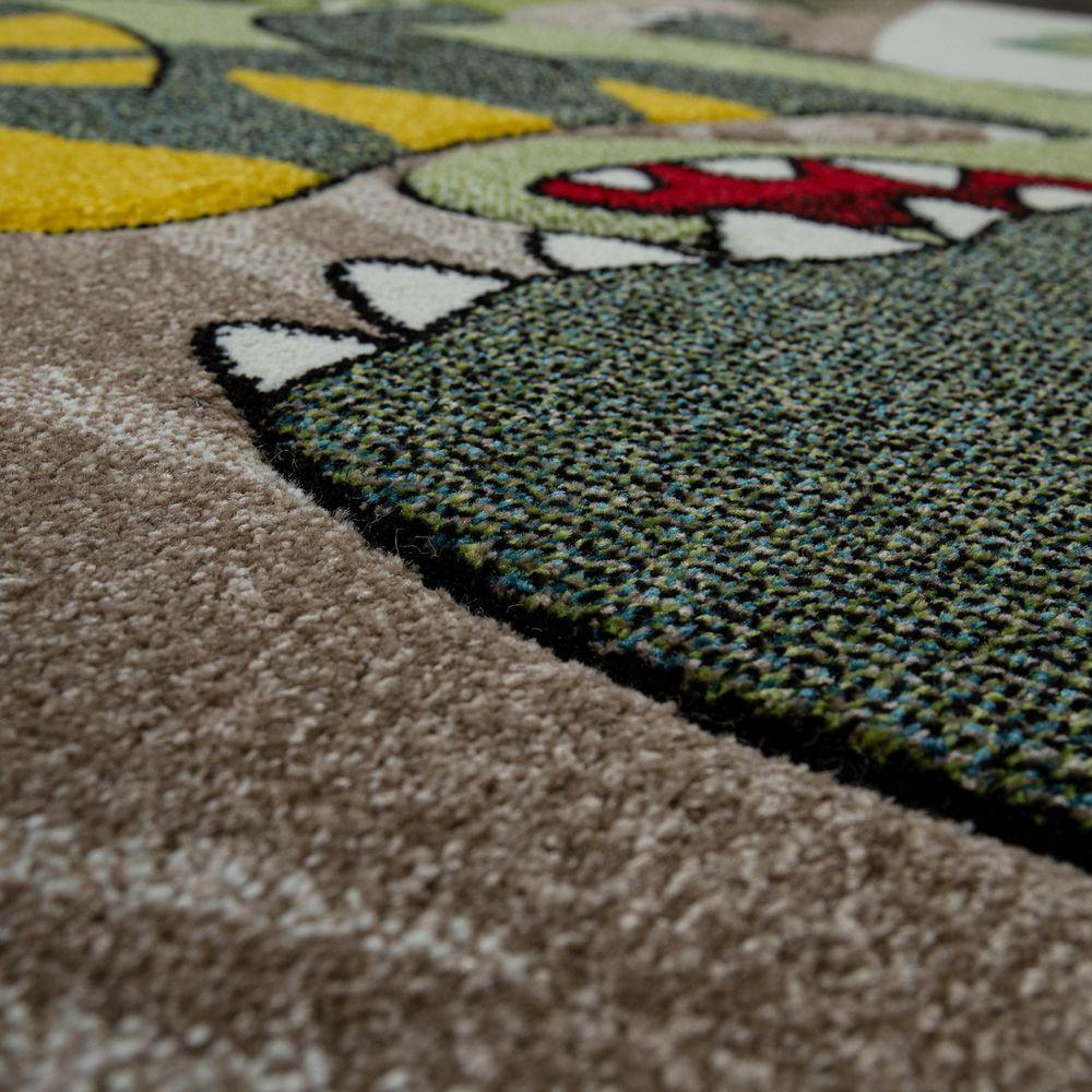 Dinosaur Jungle Volcano Rug