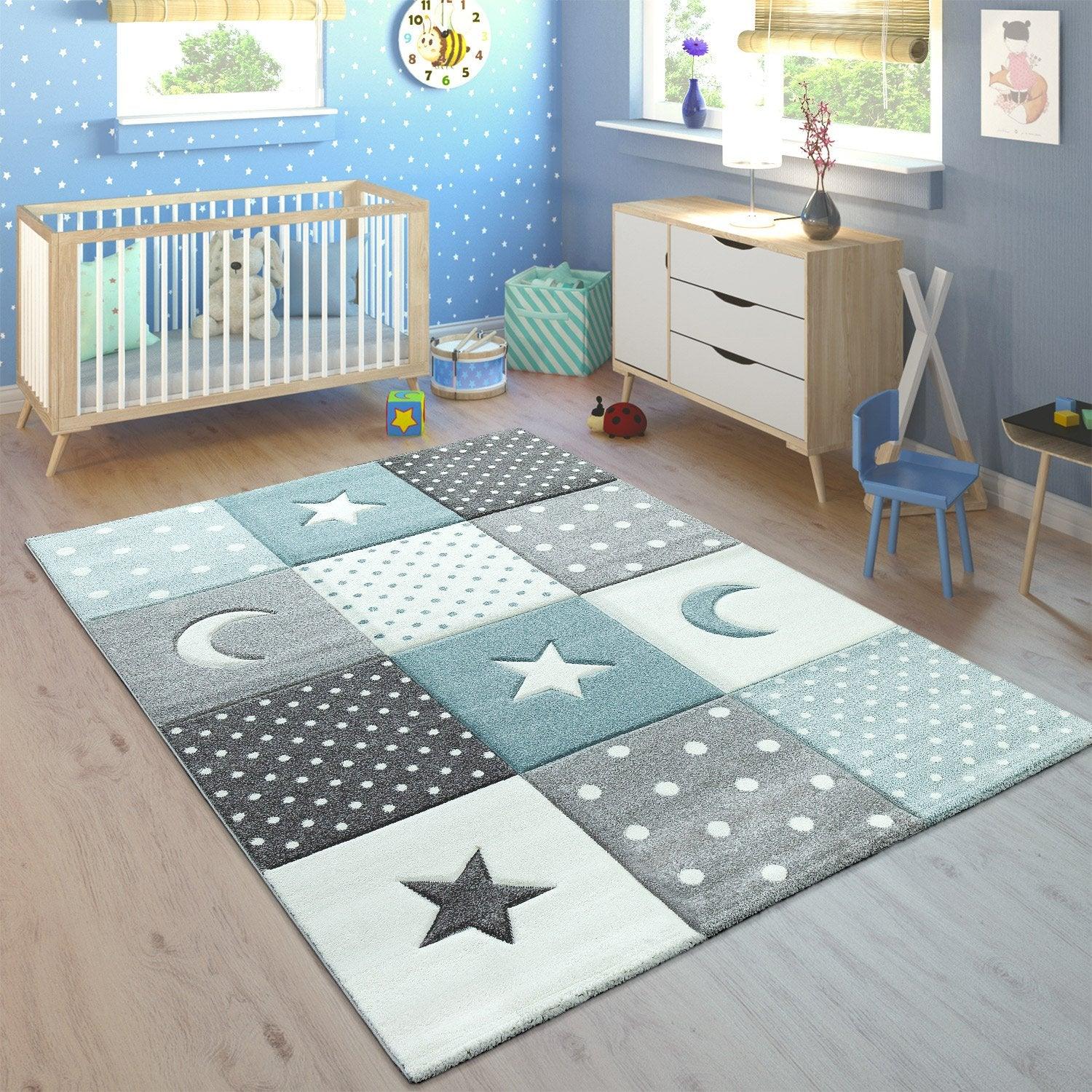 Stars and Moon Kid's Rug