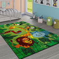 Jungle Animals Rug for Kids