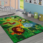 Jungle Animals Rug for Kids