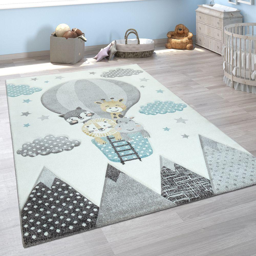 Hot Air Balloon Animals Rug