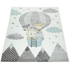Hot Air Balloon Animals Rug
