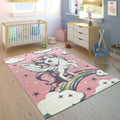 Kids Rug Rainbow Unicorn