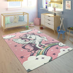 Kids Rug Rainbow Unicorn