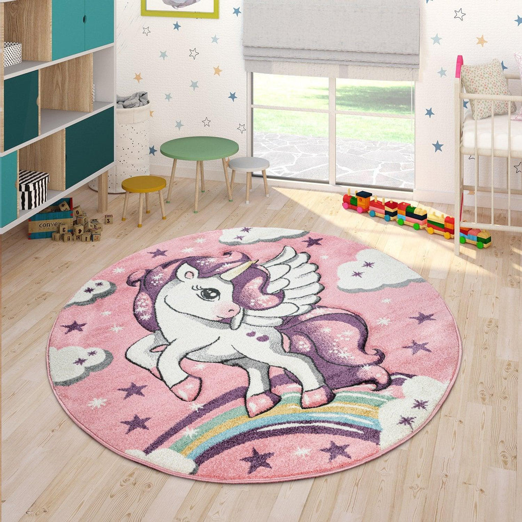 Kids Rug Rainbow Unicorn