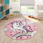 Kids Rug Rainbow Unicorn