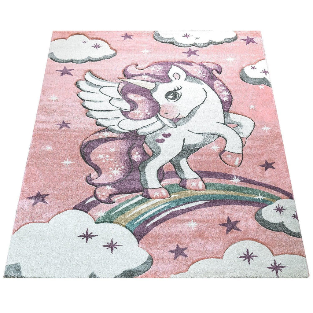 Kids Rug Rainbow Unicorn