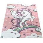 Kids Rug Rainbow Unicorn