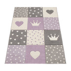Hearts & Crowns Kid's Rug