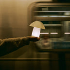 Cordless Kinoko Lamp | Pleated Mushroom Lamp