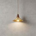 Lavino Brass & Wood Pendant Lamp | Mid-Century Island Hanging Light