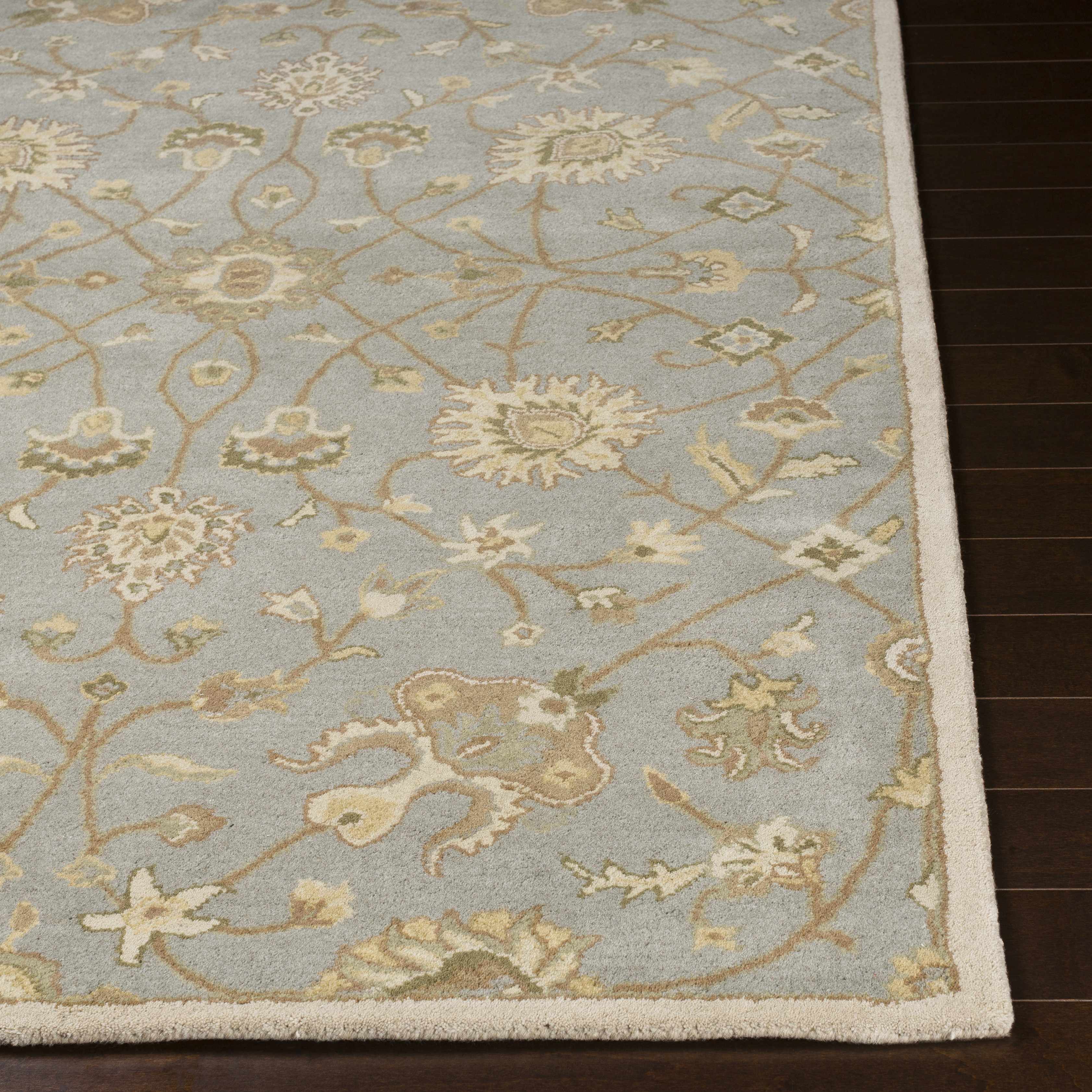 Logville Hand Tufted Wool Area Rug