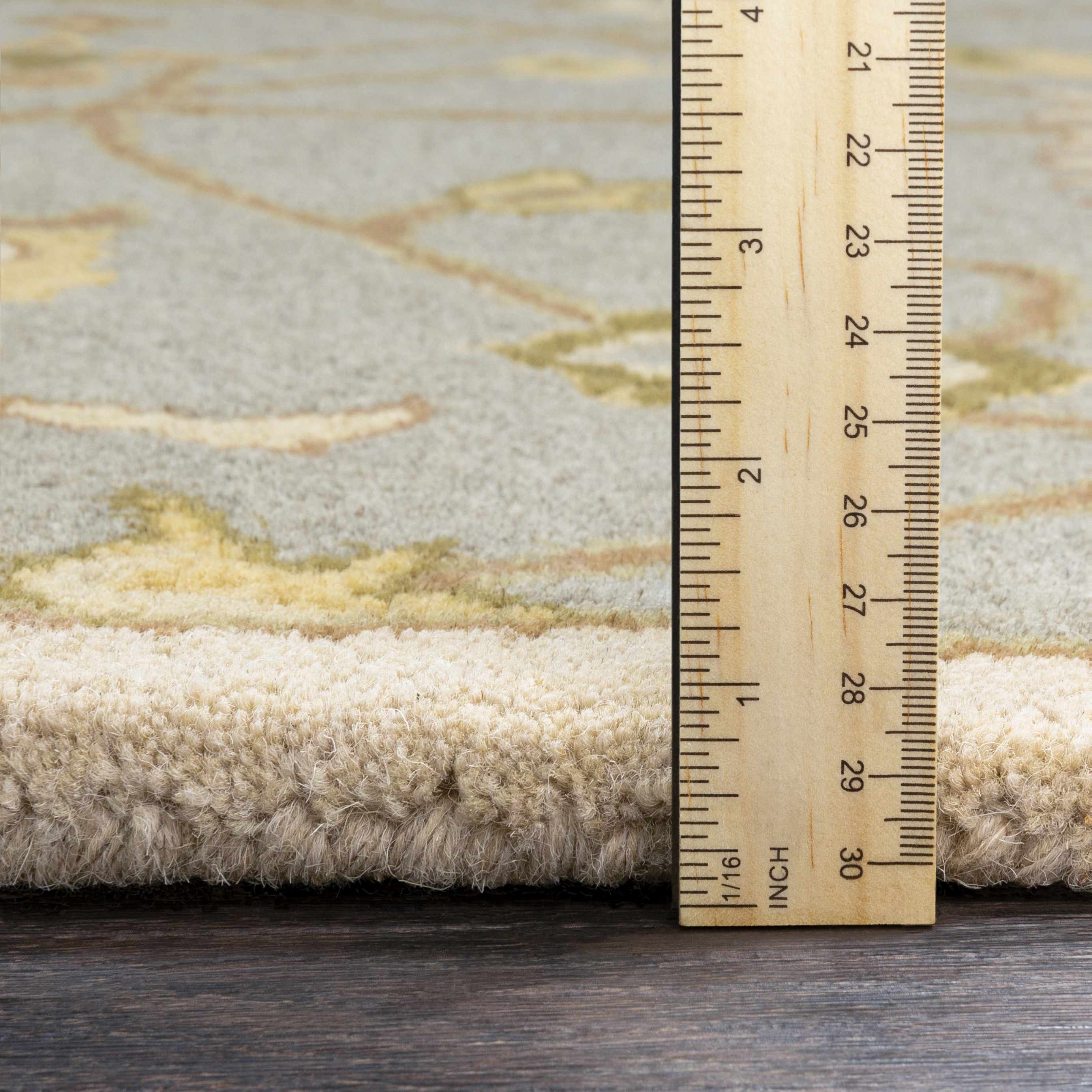 Logville Hand Tufted Wool Area Rug