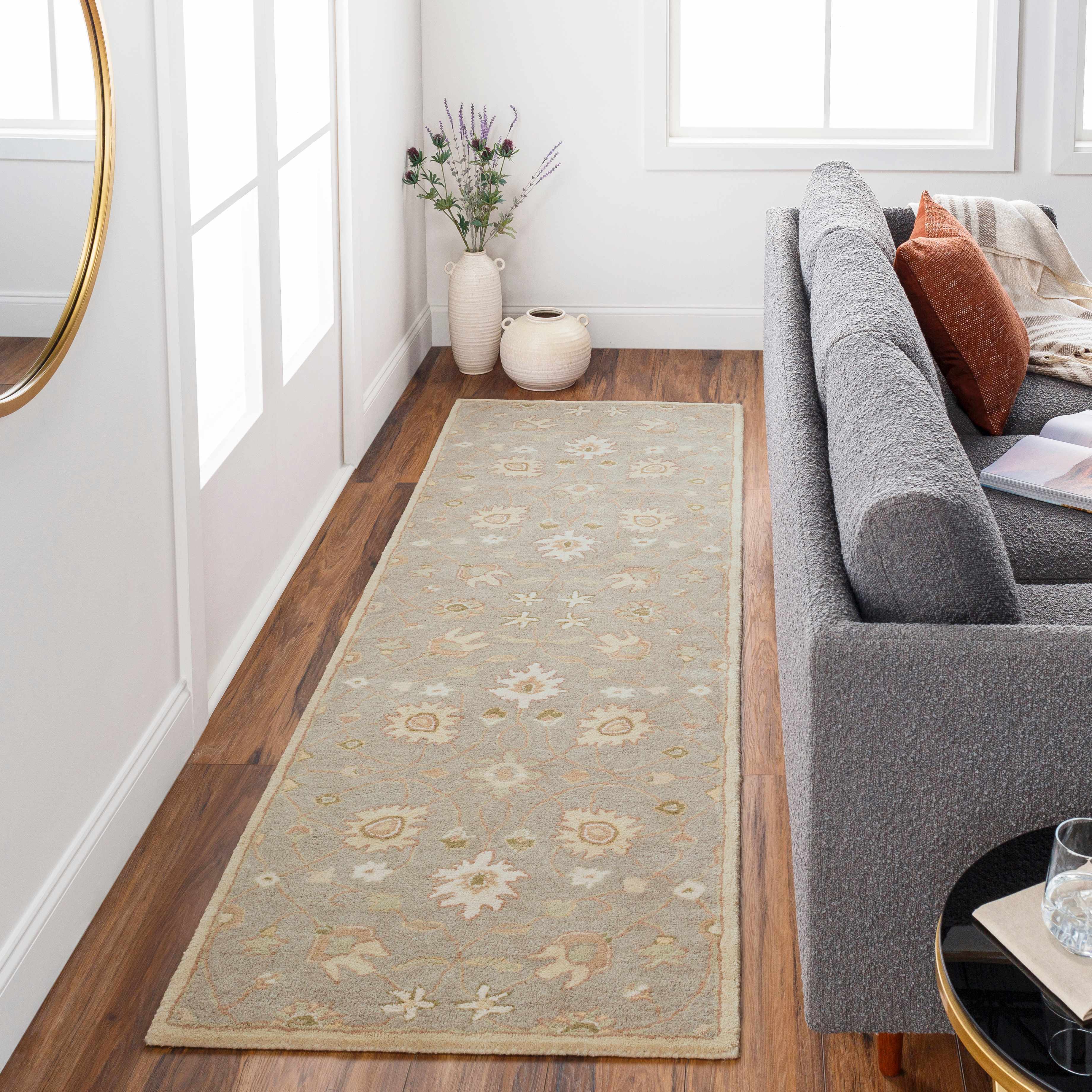 Logville Hand Tufted Wool Area Rug