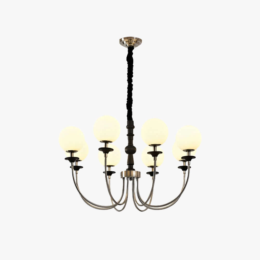 Lomeza Mid-Century Chandelier | 3/6/8-Light Gold or Chrome Sputnik Design