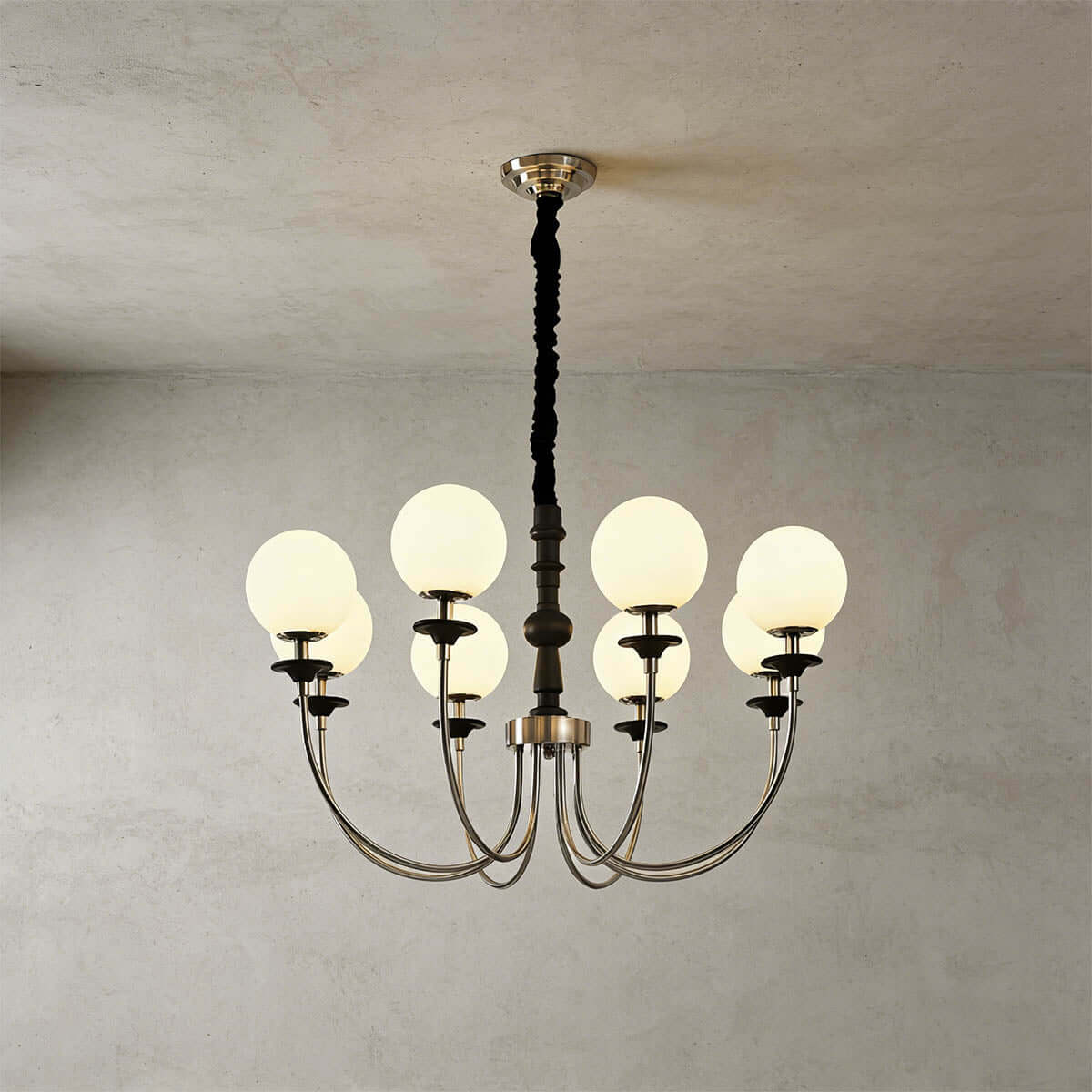 Lomeza Mid-Century Chandelier | 3/6/8-Light Gold or Chrome Sputnik Design